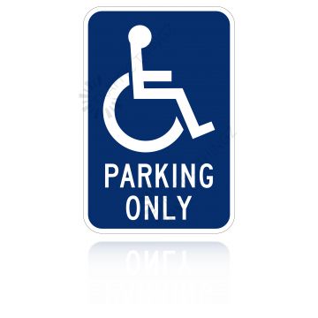 MUTCD R9-9 Handicap Parking Sign